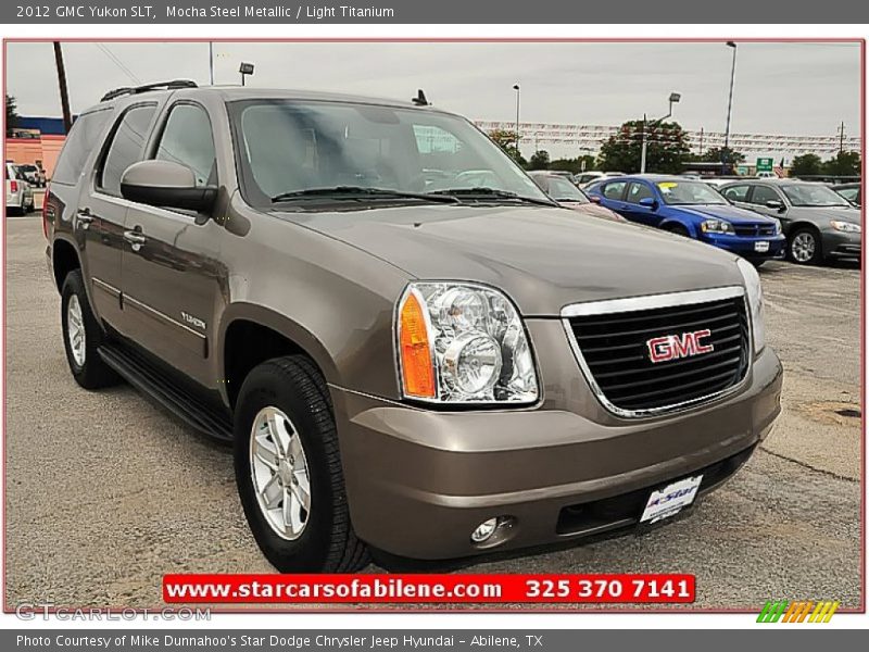 Mocha Steel Metallic / Light Titanium 2012 GMC Yukon SLT