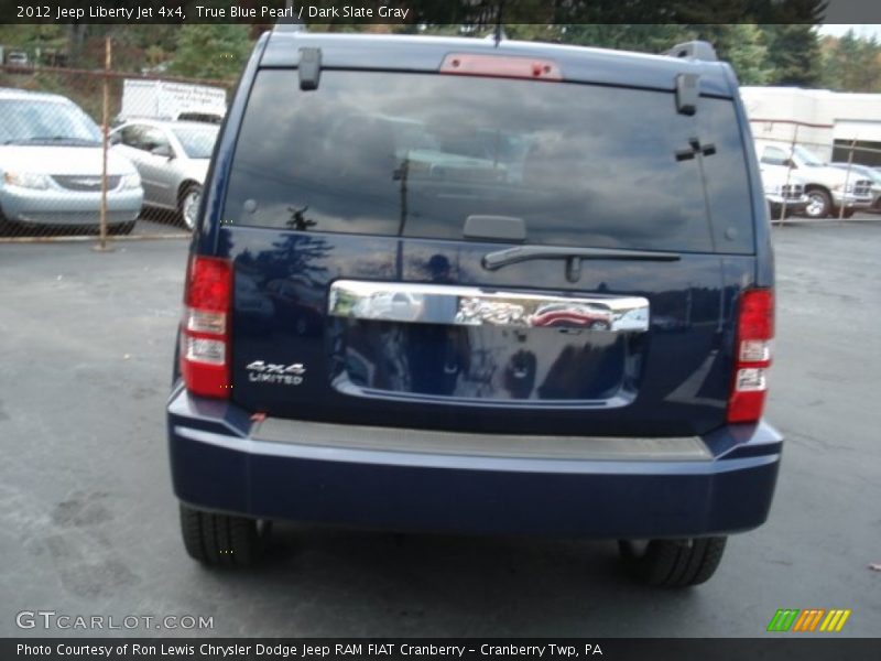 True Blue Pearl / Dark Slate Gray 2012 Jeep Liberty Jet 4x4