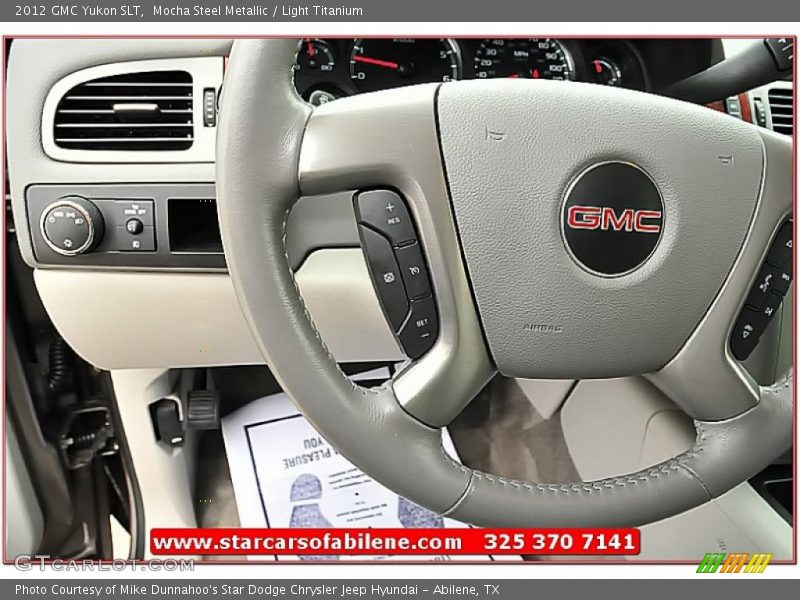 Mocha Steel Metallic / Light Titanium 2012 GMC Yukon SLT