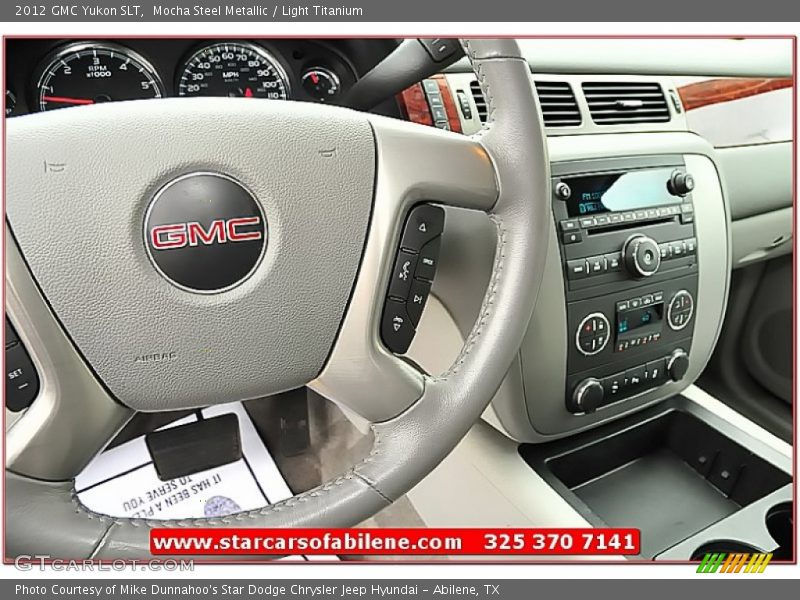 Mocha Steel Metallic / Light Titanium 2012 GMC Yukon SLT