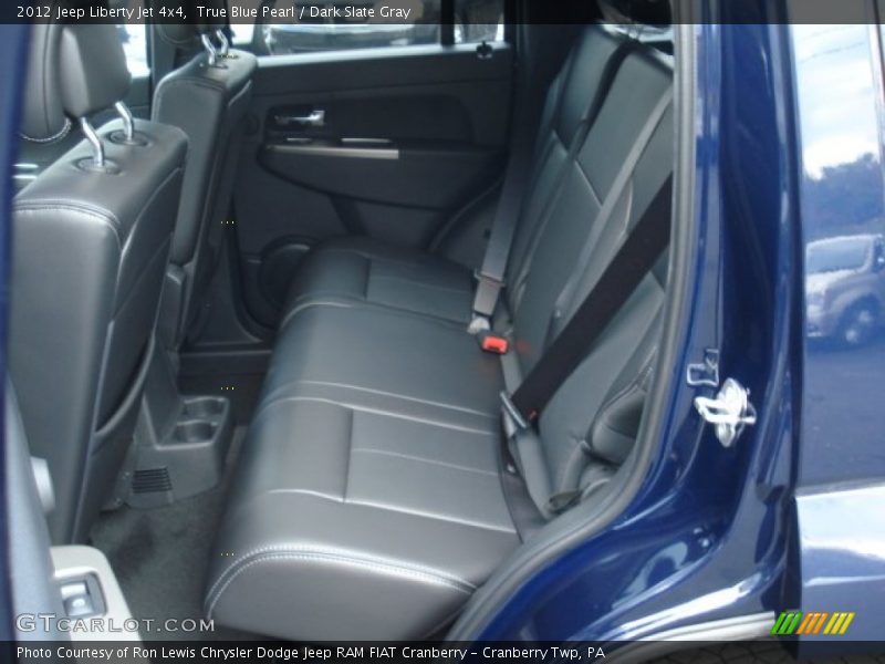 True Blue Pearl / Dark Slate Gray 2012 Jeep Liberty Jet 4x4