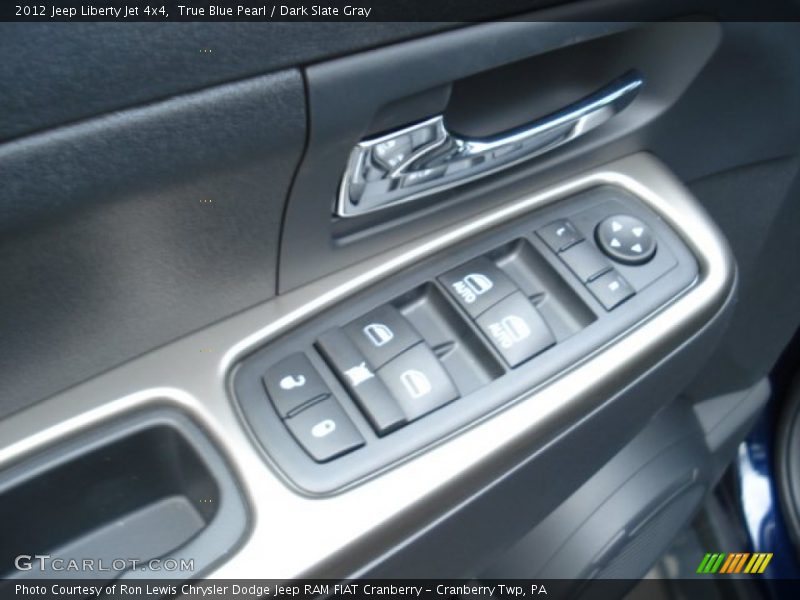 True Blue Pearl / Dark Slate Gray 2012 Jeep Liberty Jet 4x4