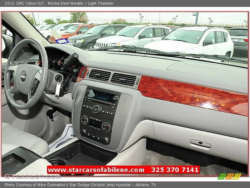 Mocha Steel Metallic / Light Titanium 2012 GMC Yukon SLT