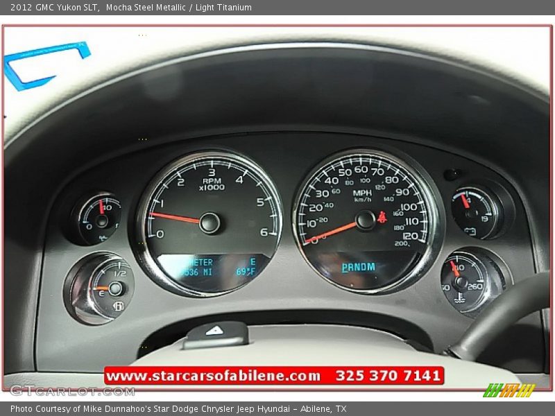Mocha Steel Metallic / Light Titanium 2012 GMC Yukon SLT