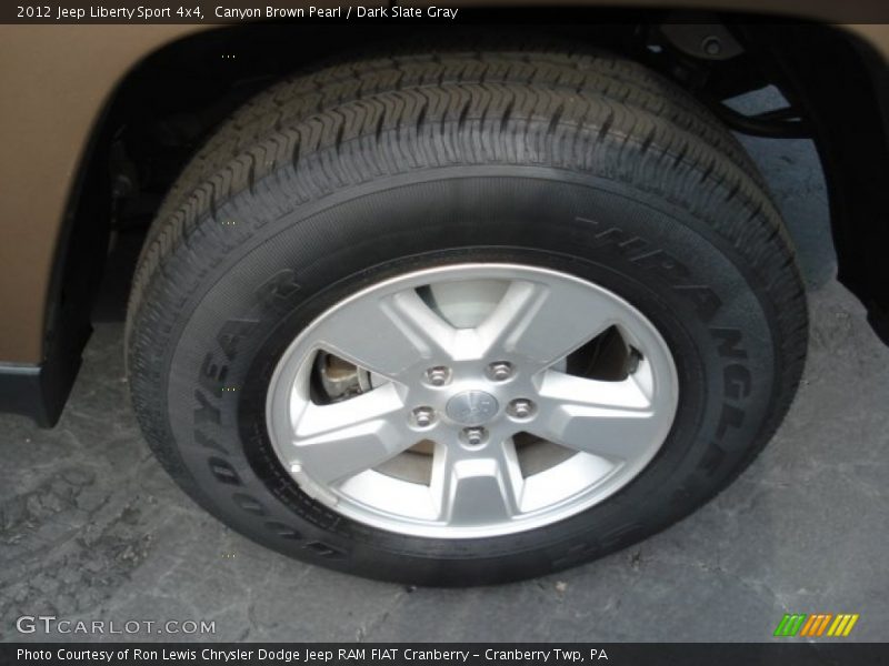 Canyon Brown Pearl / Dark Slate Gray 2012 Jeep Liberty Sport 4x4