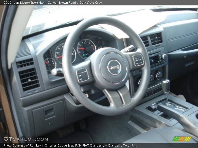 Canyon Brown Pearl / Dark Slate Gray 2012 Jeep Liberty Sport 4x4