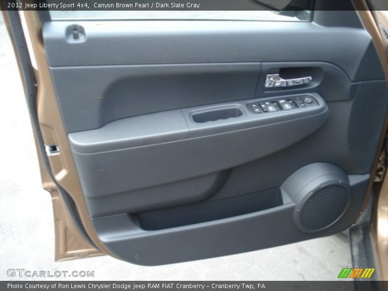 Canyon Brown Pearl / Dark Slate Gray 2012 Jeep Liberty Sport 4x4