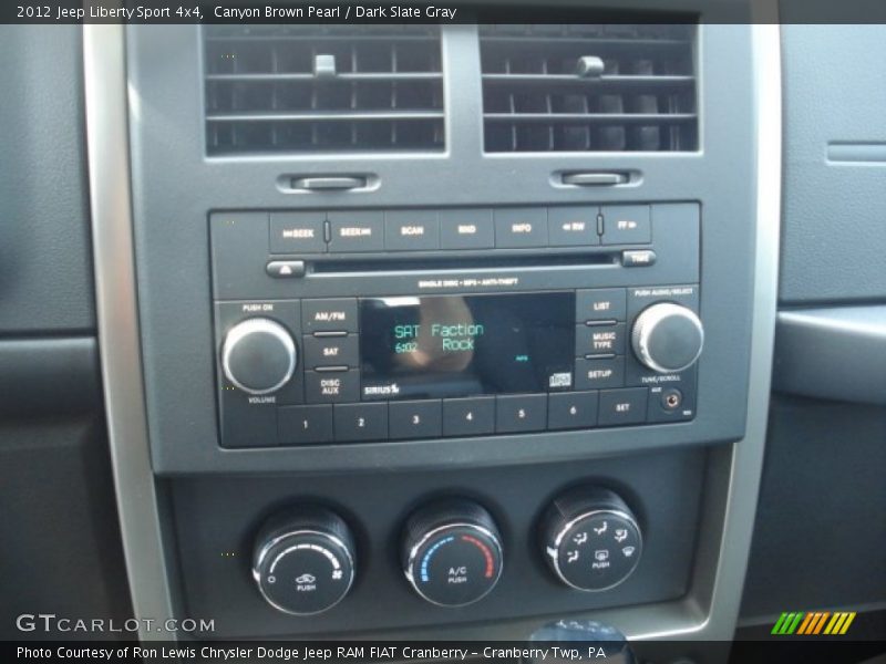 Canyon Brown Pearl / Dark Slate Gray 2012 Jeep Liberty Sport 4x4
