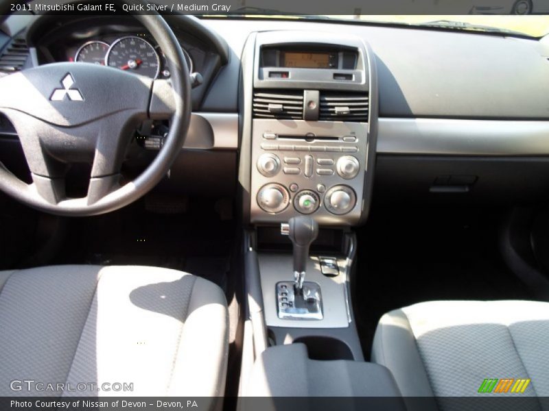 Quick Silver / Medium Gray 2011 Mitsubishi Galant FE