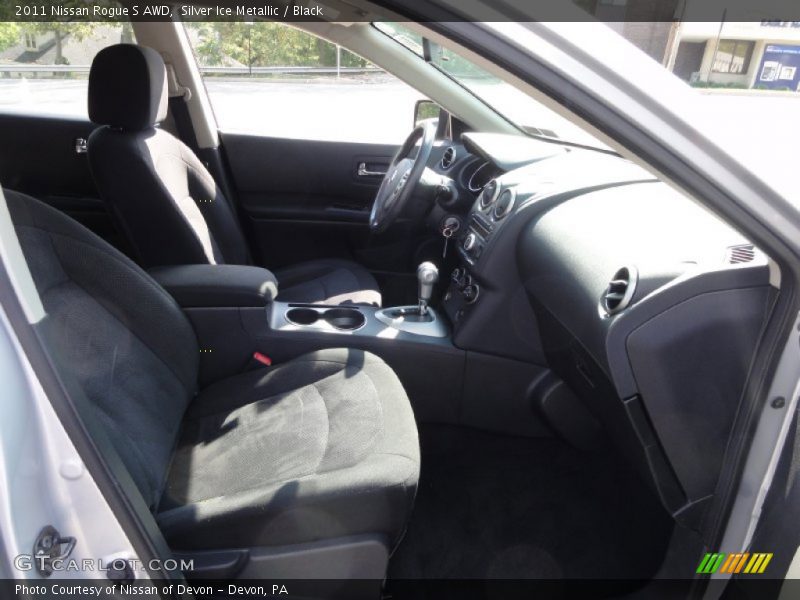 Silver Ice Metallic / Black 2011 Nissan Rogue S AWD