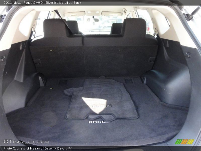 Silver Ice Metallic / Black 2011 Nissan Rogue S AWD
