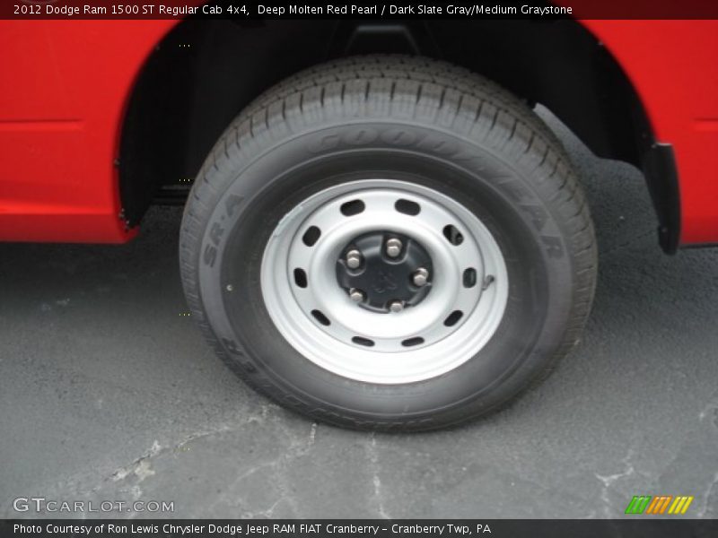 Deep Molten Red Pearl / Dark Slate Gray/Medium Graystone 2012 Dodge Ram 1500 ST Regular Cab 4x4