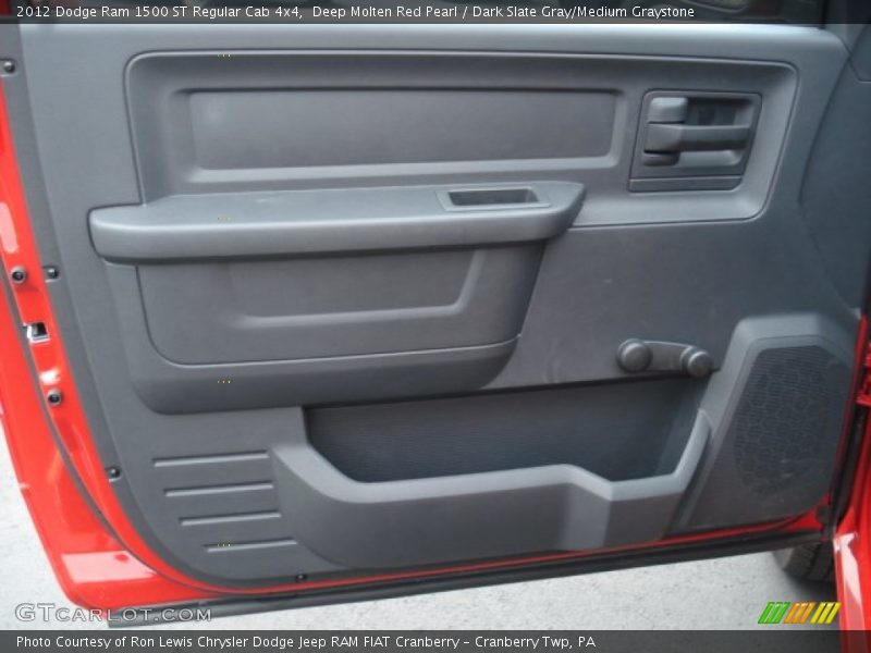 Deep Molten Red Pearl / Dark Slate Gray/Medium Graystone 2012 Dodge Ram 1500 ST Regular Cab 4x4