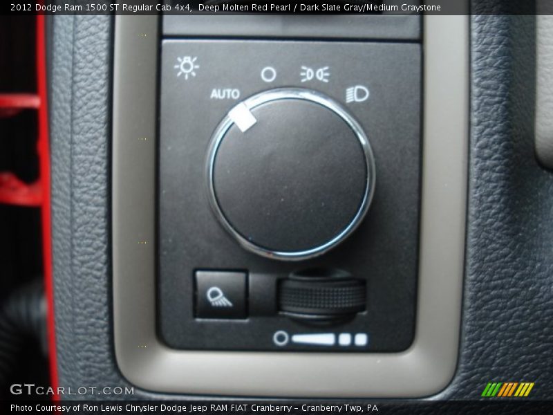 Deep Molten Red Pearl / Dark Slate Gray/Medium Graystone 2012 Dodge Ram 1500 ST Regular Cab 4x4