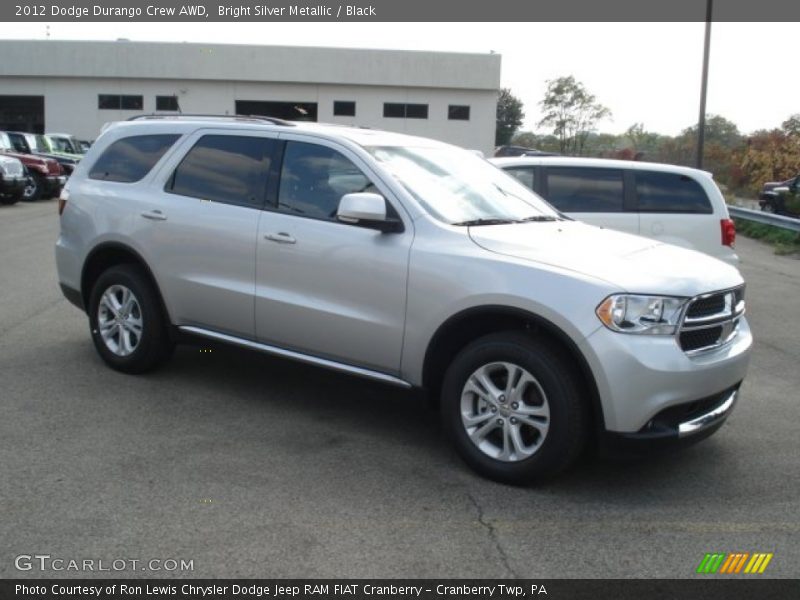 Bright Silver Metallic / Black 2012 Dodge Durango Crew AWD