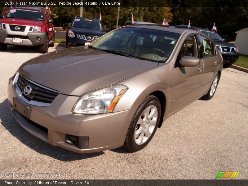 Pebble Beach Metallic / Cafe Latte 2007 Nissan Maxima 3.5 SL