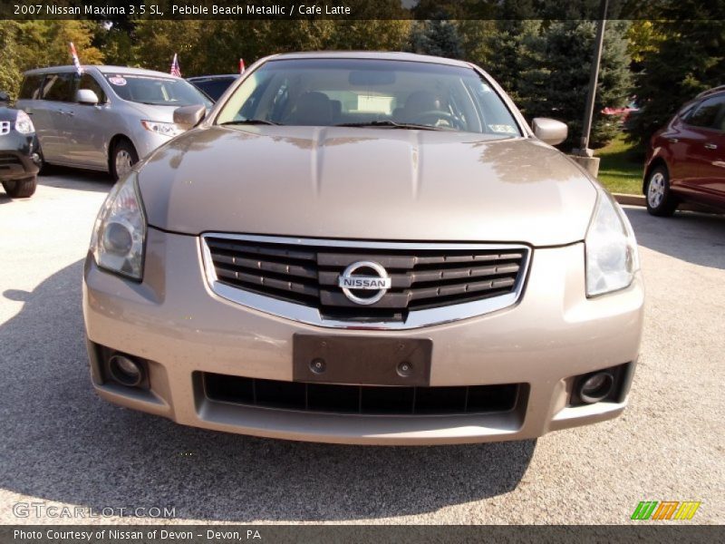 Pebble Beach Metallic / Cafe Latte 2007 Nissan Maxima 3.5 SL