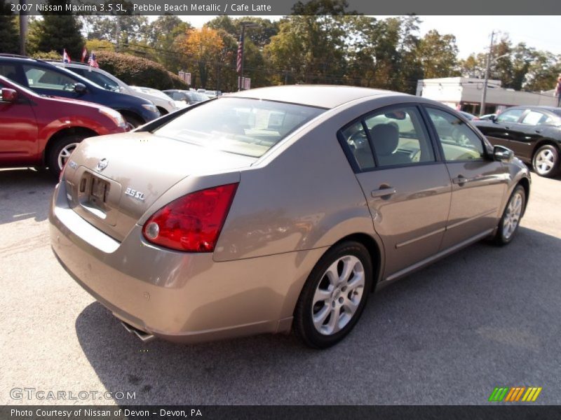 Pebble Beach Metallic / Cafe Latte 2007 Nissan Maxima 3.5 SL