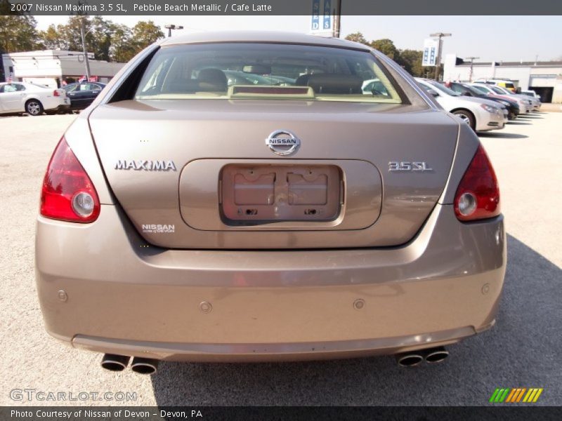 Pebble Beach Metallic / Cafe Latte 2007 Nissan Maxima 3.5 SL