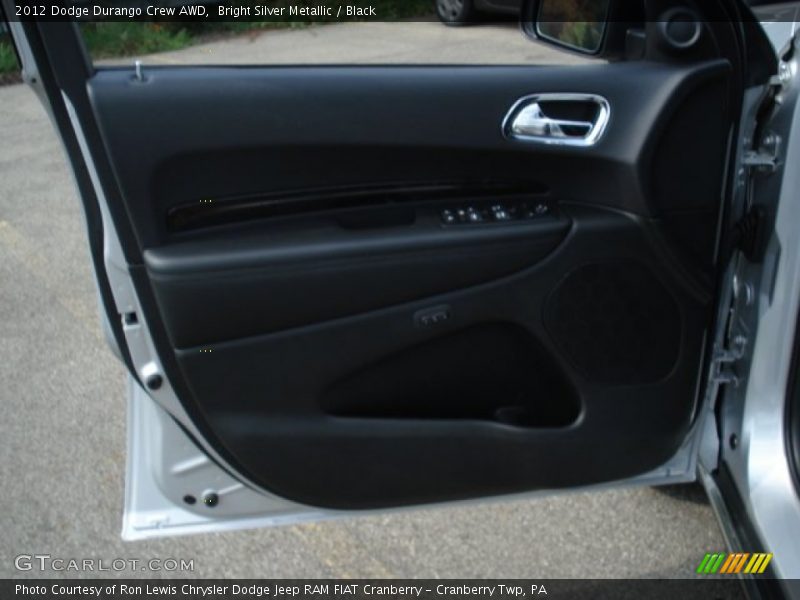 Bright Silver Metallic / Black 2012 Dodge Durango Crew AWD
