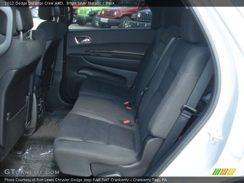 Bright Silver Metallic / Black 2012 Dodge Durango Crew AWD