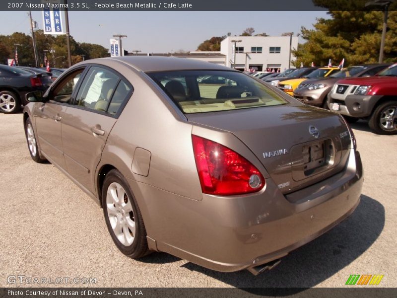 Pebble Beach Metallic / Cafe Latte 2007 Nissan Maxima 3.5 SL
