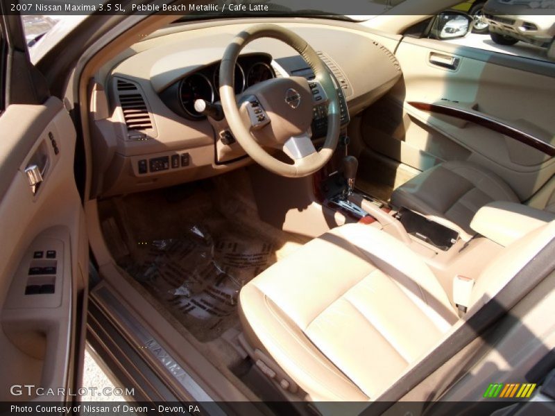 Pebble Beach Metallic / Cafe Latte 2007 Nissan Maxima 3.5 SL