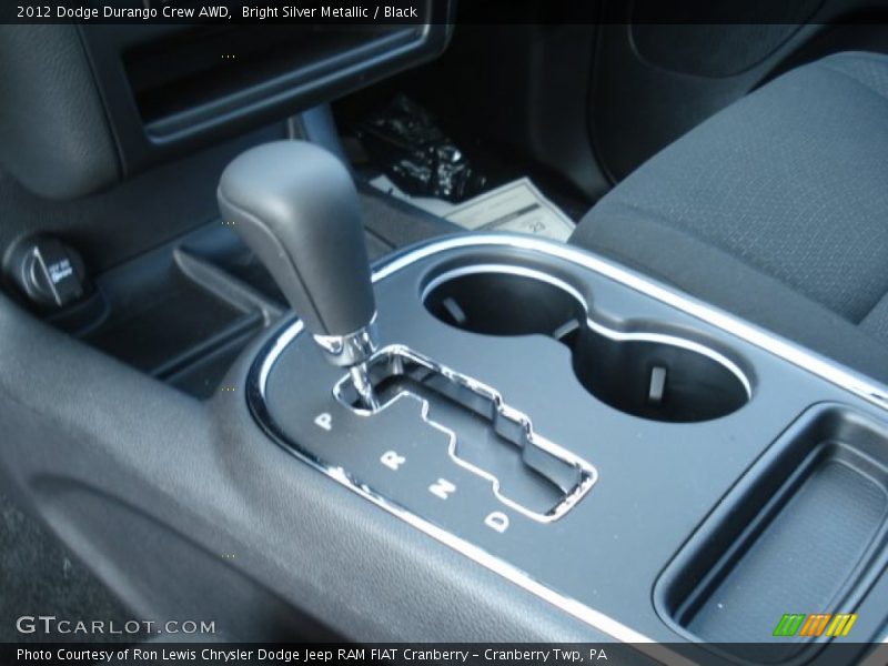 Bright Silver Metallic / Black 2012 Dodge Durango Crew AWD