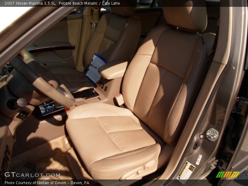 Pebble Beach Metallic / Cafe Latte 2007 Nissan Maxima 3.5 SL
