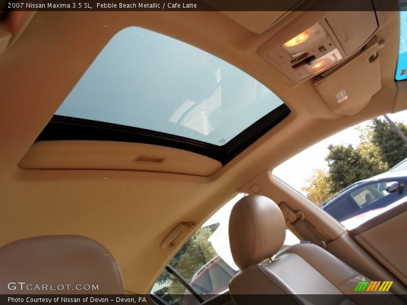 Pebble Beach Metallic / Cafe Latte 2007 Nissan Maxima 3.5 SL