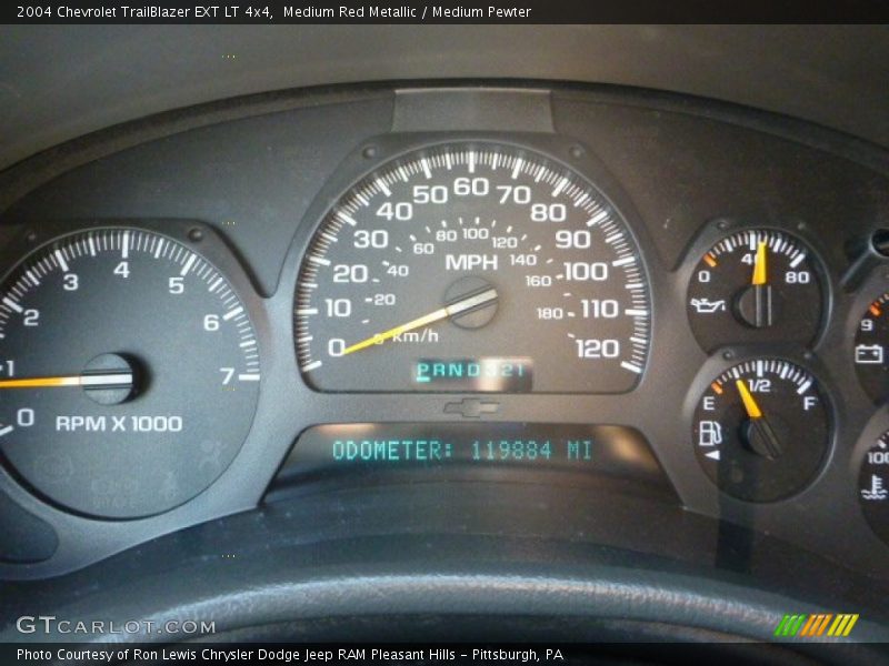 Medium Red Metallic / Medium Pewter 2004 Chevrolet TrailBlazer EXT LT 4x4