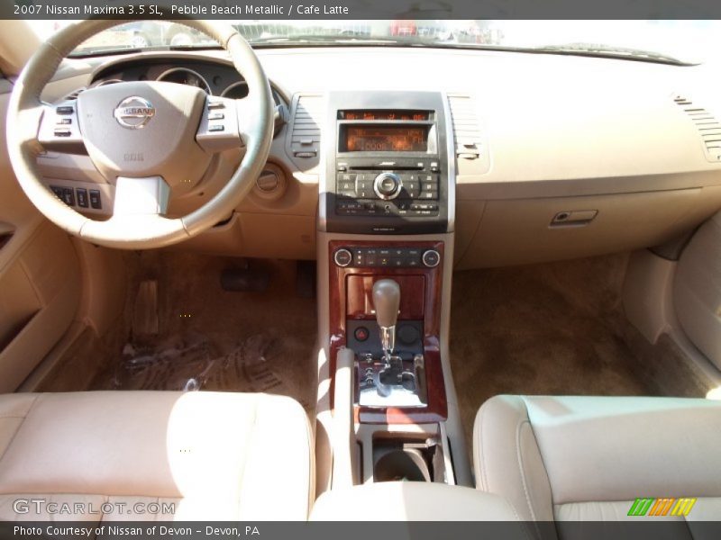 Pebble Beach Metallic / Cafe Latte 2007 Nissan Maxima 3.5 SL