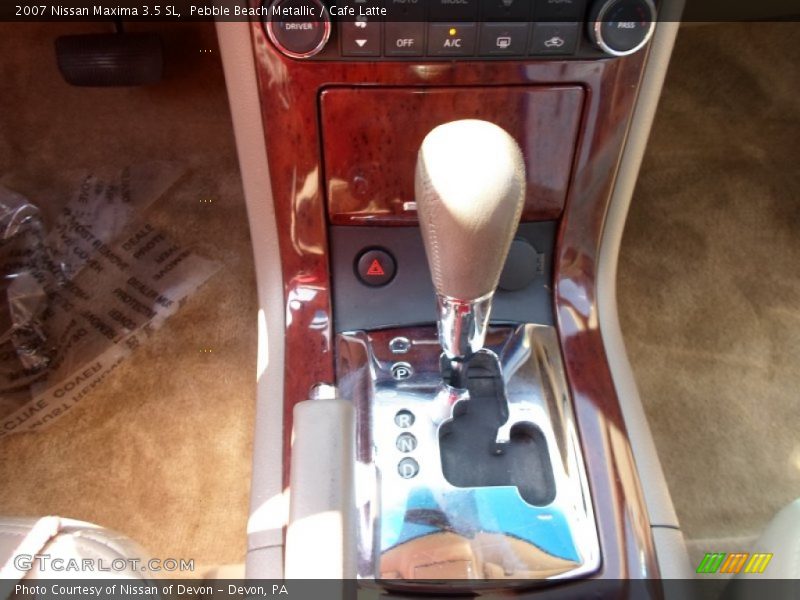 Pebble Beach Metallic / Cafe Latte 2007 Nissan Maxima 3.5 SL