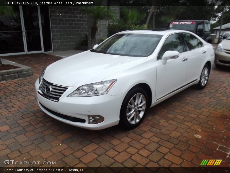 Starfire White Pearl / Parchment 2011 Lexus ES 350