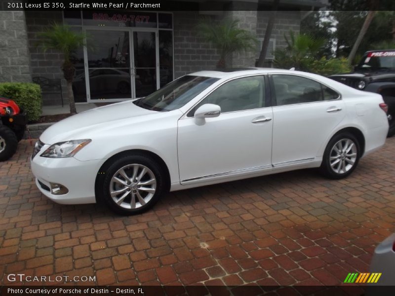 Starfire White Pearl / Parchment 2011 Lexus ES 350