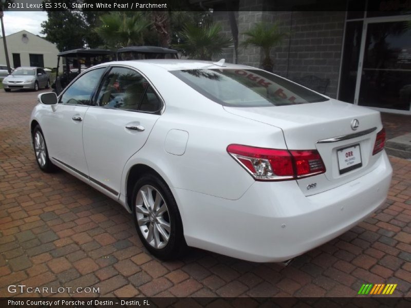 Starfire White Pearl / Parchment 2011 Lexus ES 350