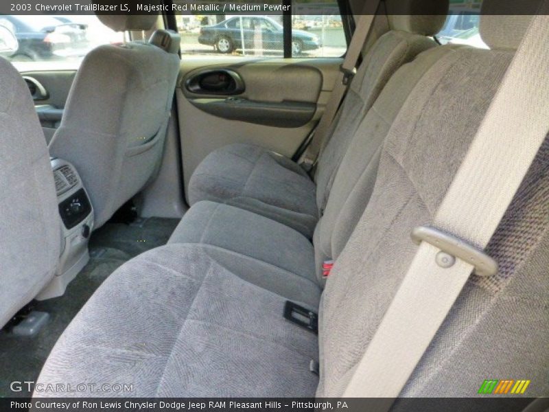 Majestic Red Metallic / Medium Pewter 2003 Chevrolet TrailBlazer LS