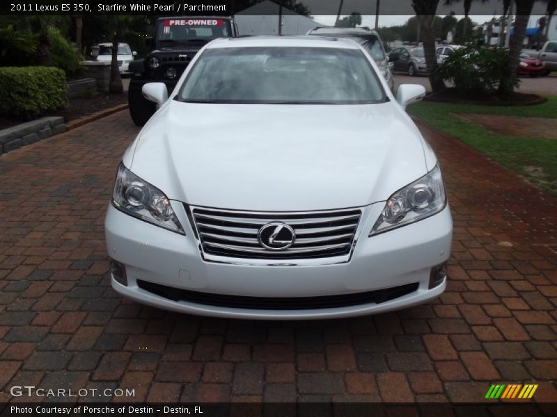 Starfire White Pearl / Parchment 2011 Lexus ES 350