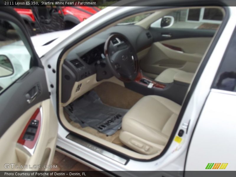 Starfire White Pearl / Parchment 2011 Lexus ES 350