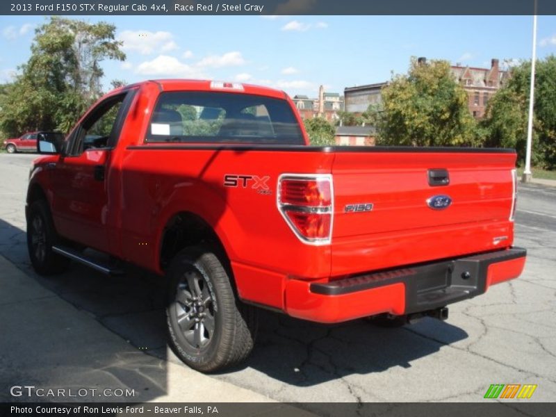 Race Red / Steel Gray 2013 Ford F150 STX Regular Cab 4x4