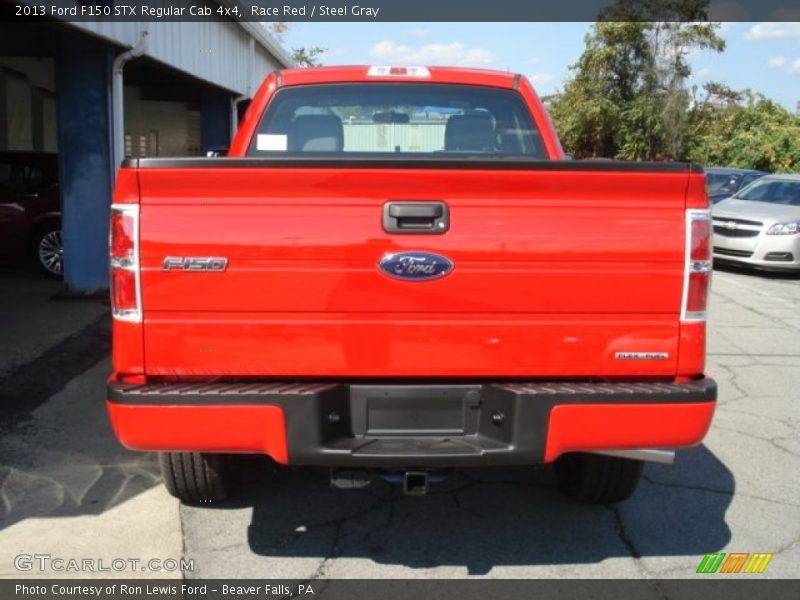 Race Red / Steel Gray 2013 Ford F150 STX Regular Cab 4x4
