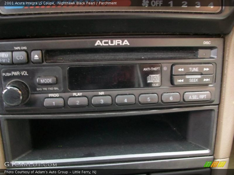 Nighthawk Black Pearl / Parchment 2001 Acura Integra LS Coupe