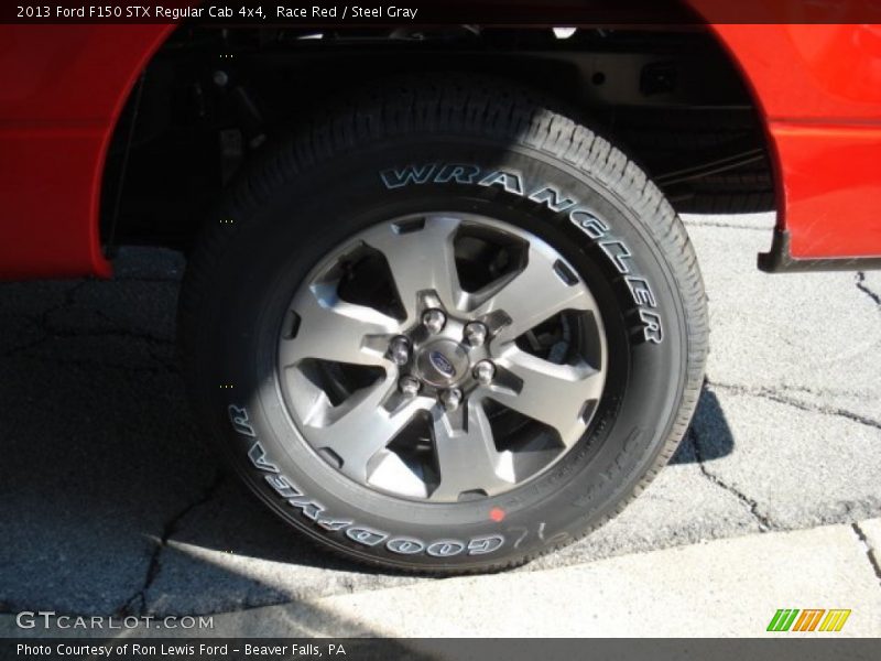 Race Red / Steel Gray 2013 Ford F150 STX Regular Cab 4x4