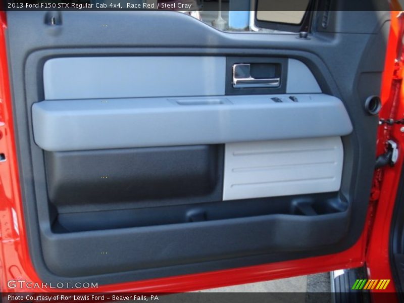 Race Red / Steel Gray 2013 Ford F150 STX Regular Cab 4x4