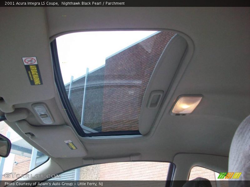 Nighthawk Black Pearl / Parchment 2001 Acura Integra LS Coupe