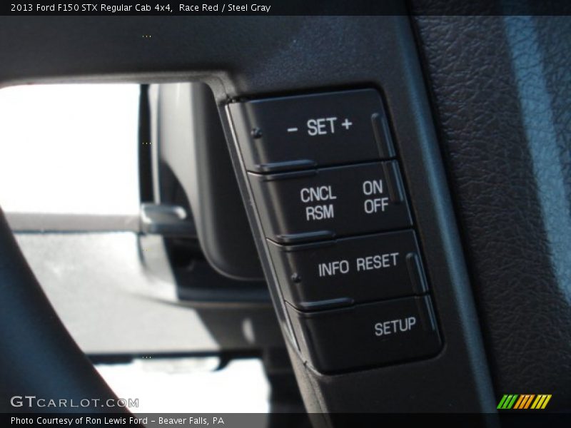 Controls of 2013 F150 STX Regular Cab 4x4