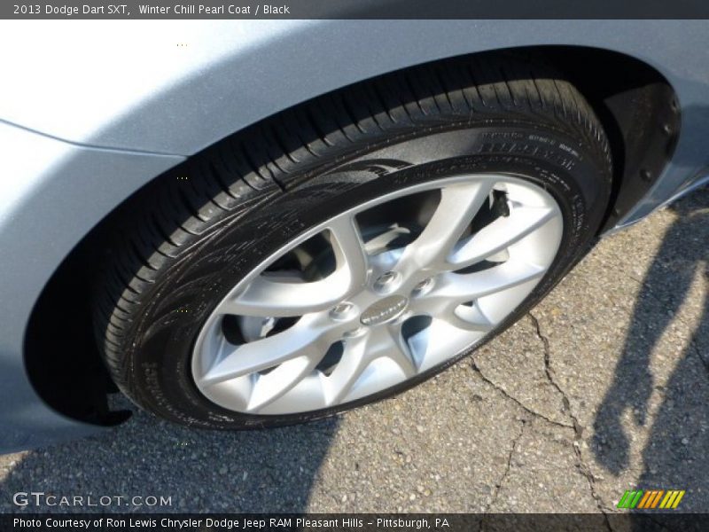 Winter Chill Pearl Coat / Black 2013 Dodge Dart SXT