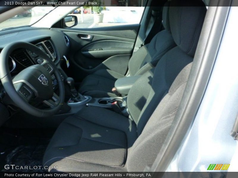 Winter Chill Pearl Coat / Black 2013 Dodge Dart SXT