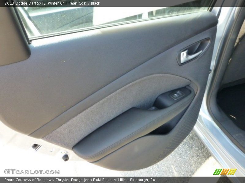 Winter Chill Pearl Coat / Black 2013 Dodge Dart SXT