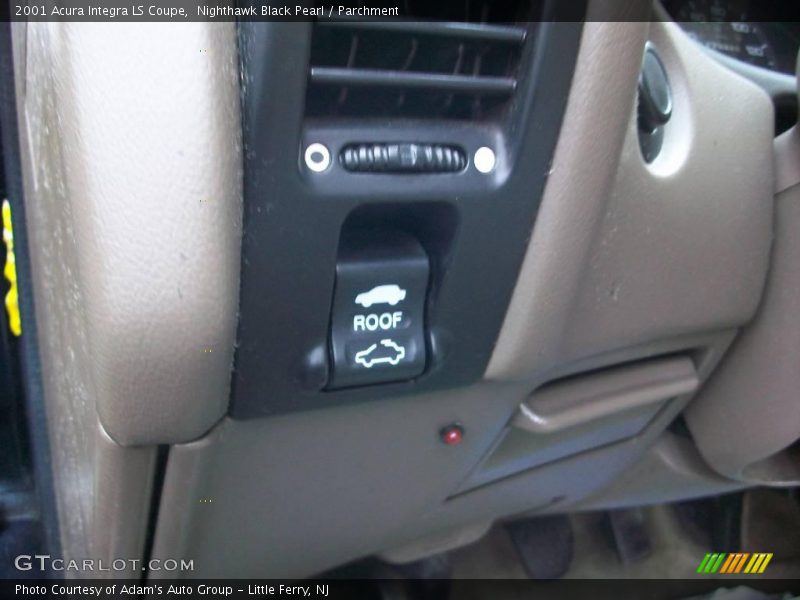 Nighthawk Black Pearl / Parchment 2001 Acura Integra LS Coupe